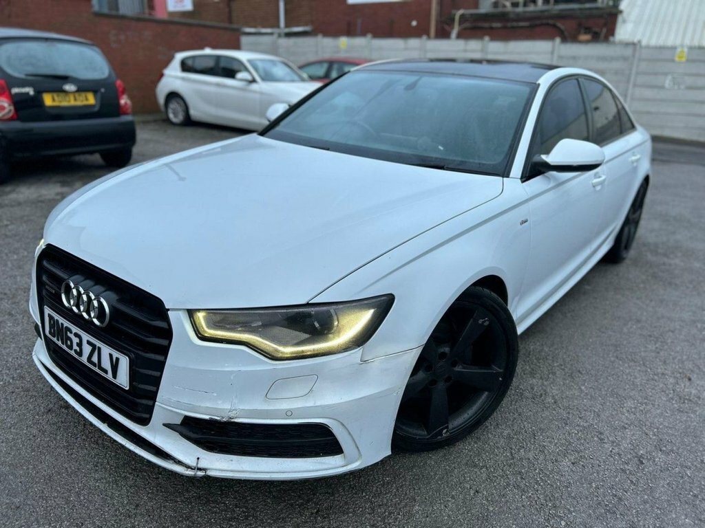 Audi A6 Saloon 2L Black Edition White #3