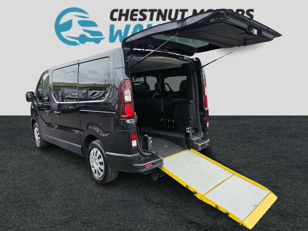Renault Trafic Wheelchair Accessible Vehicle Wav Wheelchair Acces OU68CEK Black #2