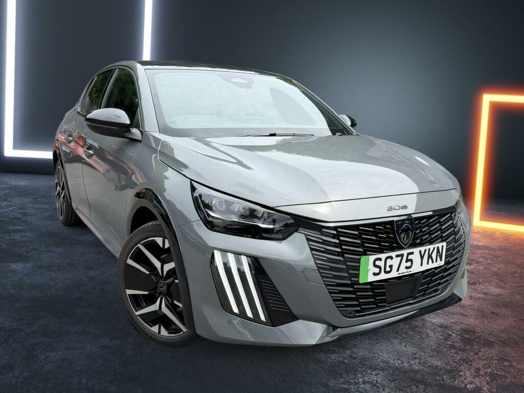 Peugeot e-208 100Kw Gt 50Kwh Grey