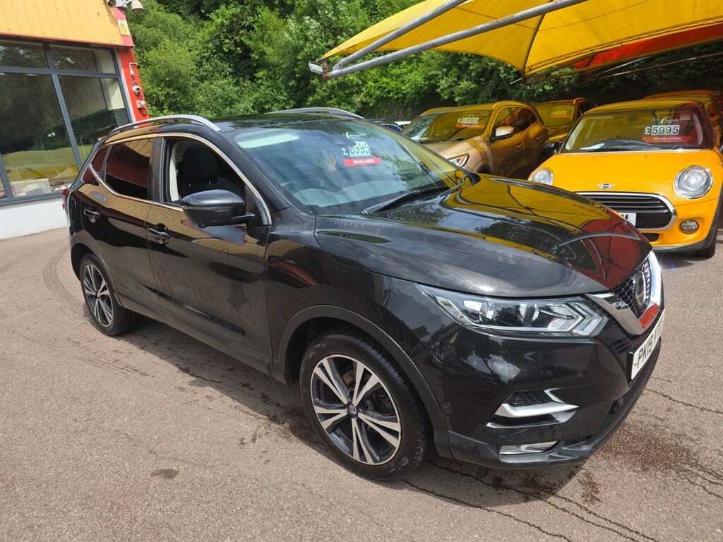 Nissan Qashqai Dci N-connecta Hatchback PK19VTD Black #3