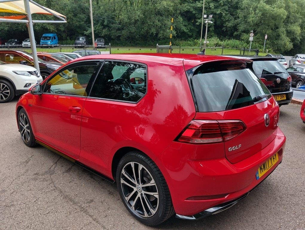 Volkswagen Golf R-line Tdi Bluemotion Technology Hatchback Red #6