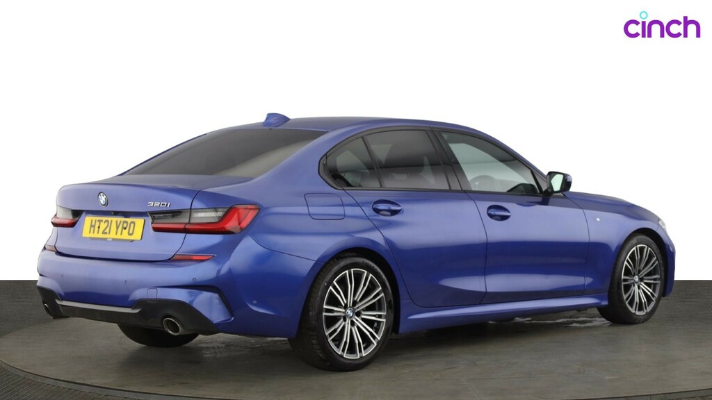 BMW 3 Series 320I M Sport Saloon Black #3