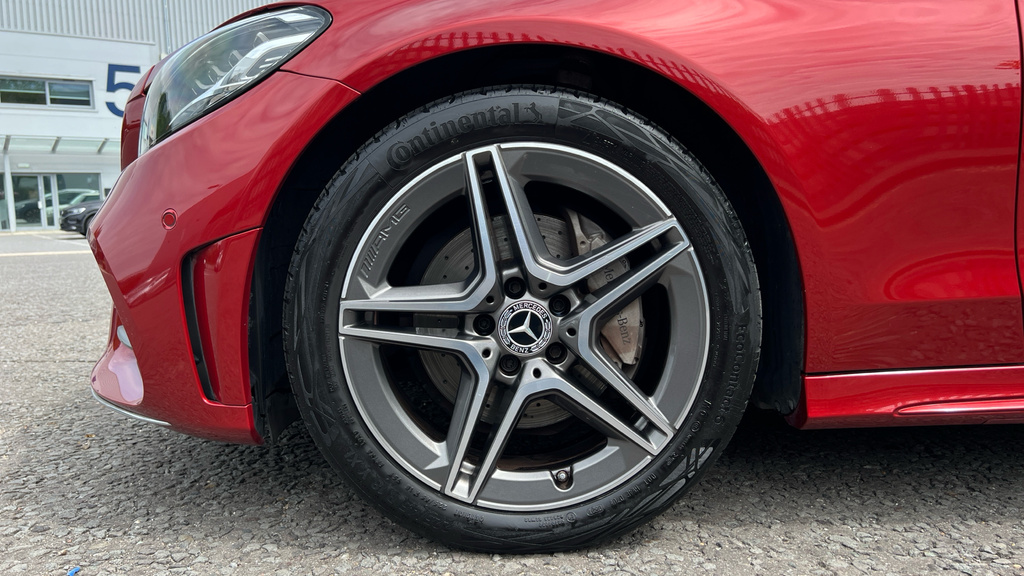 Mercedes-Benz C Class C300de Amg Line Edition 9G-tronic Silver #17
