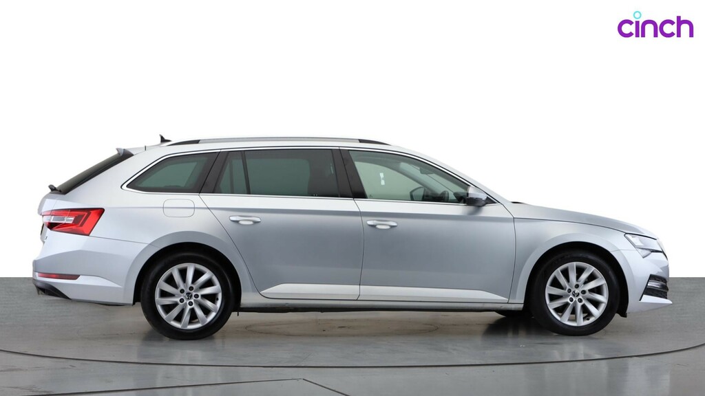 Skoda Superb 2.0 Tdi Cr Se Estate White #2