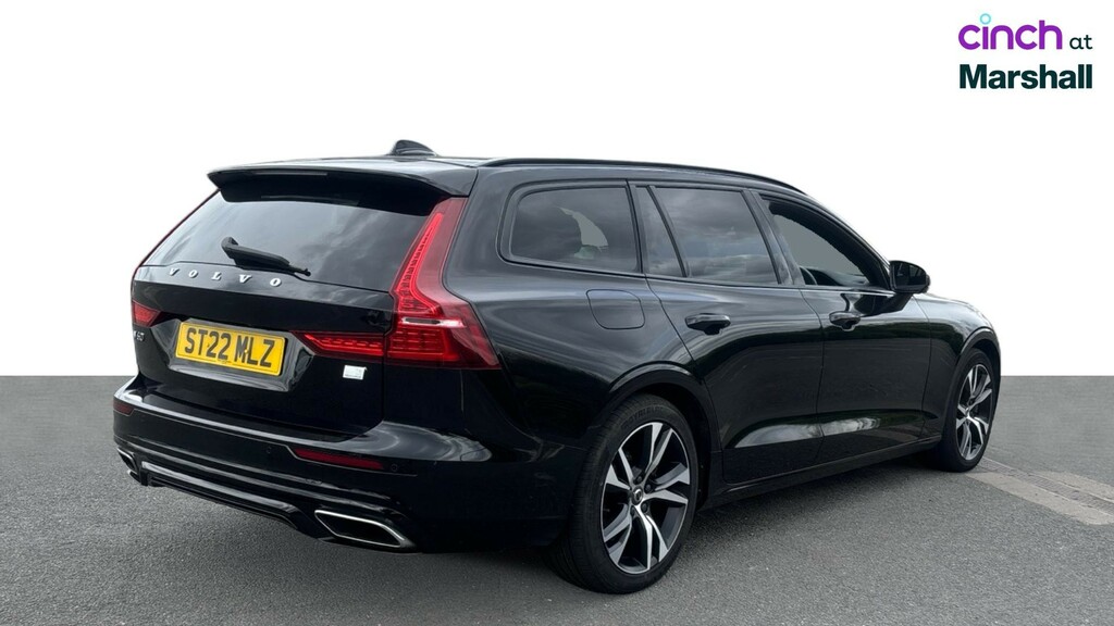 Volvo V60 2.0 T6 350 Recharge Phev R Design Awd Black #3