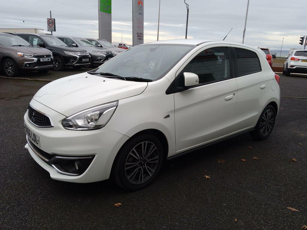 Mitsubishi Mirage 1.2 Juro Cvt Euro 6 Ss White #4