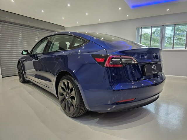 Tesla Model 3 Dual Motor Long Range Saloon 4 BK21TYH Blue #6