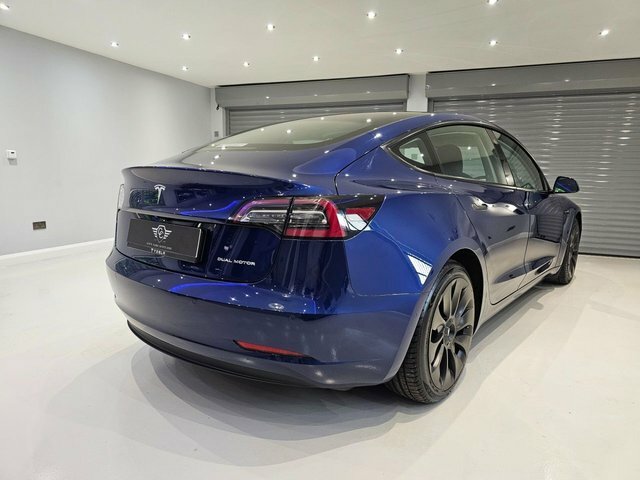 Tesla Model 3 Dual Motor Long Range Saloon 4 BK21TYH Blue #4