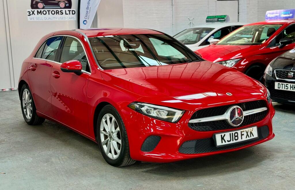 Mercedes-Benz A Class 1.5 A180d Sport 7G-dct Euro 6 Ss KJ18FXK Red #2