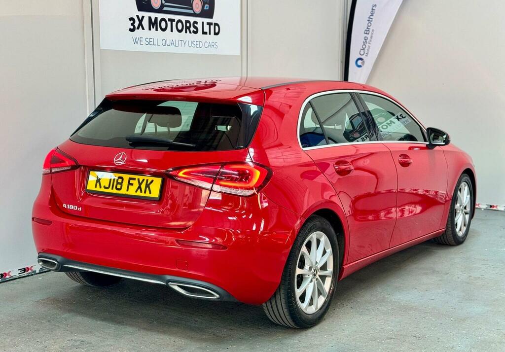Mercedes-Benz A Class 1.5 A180d Sport 7G-dct Euro 6 Ss KJ18FXK Red #6