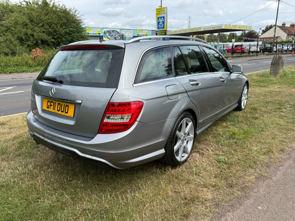 Mercedes-Benz C Class 2.1 C220 Cdi Blueefficiency Sport Estate Diese Silver #2