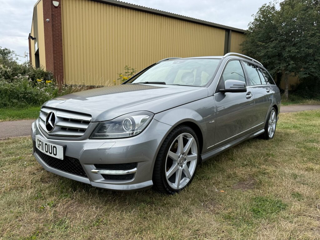 Mercedes-Benz C Class 2.1 C220 Cdi Blueefficiency Sport Estate Diese Silver
