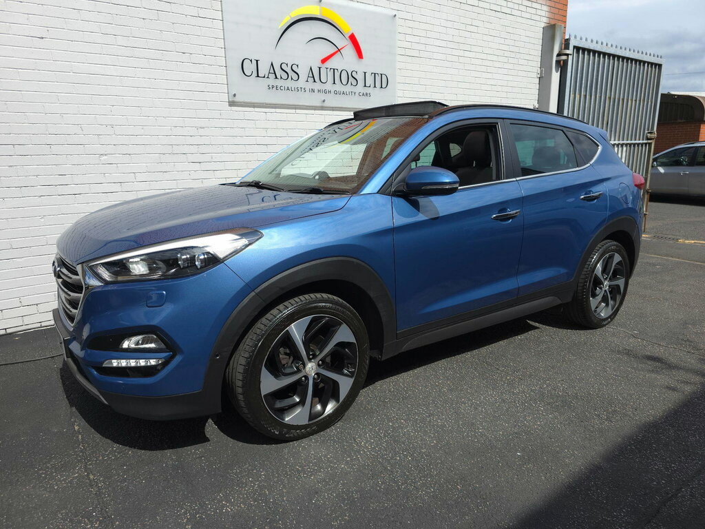 Hyundai Tucson 2.0 Crdi Premium Se 4Wd Euro 6 Blue #6