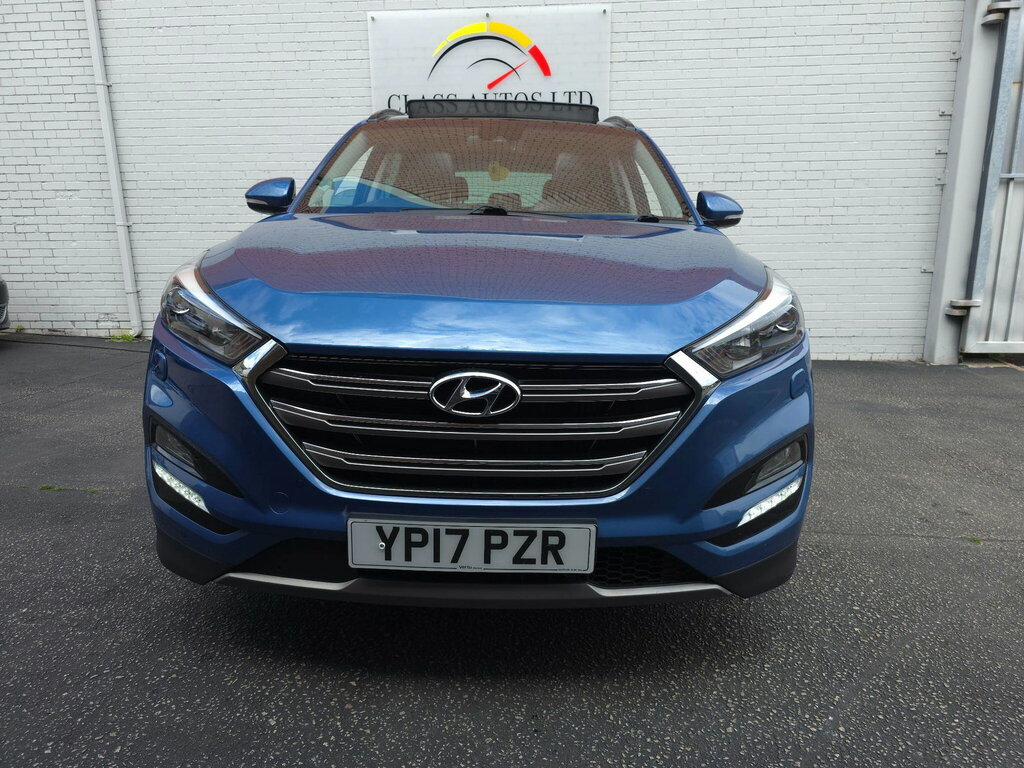 Hyundai Tucson 2.0 Crdi Premium Se 4Wd Euro 6 Blue #2