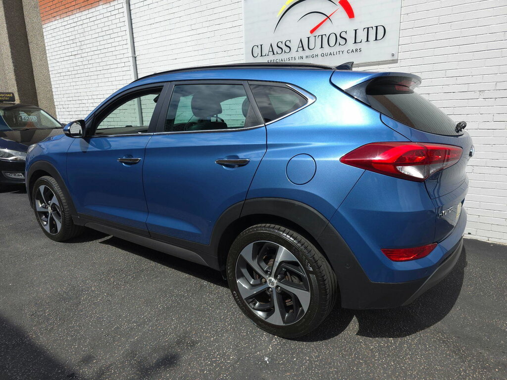 Hyundai Tucson 2.0 Crdi Premium Se 4Wd Euro 6 Blue #4