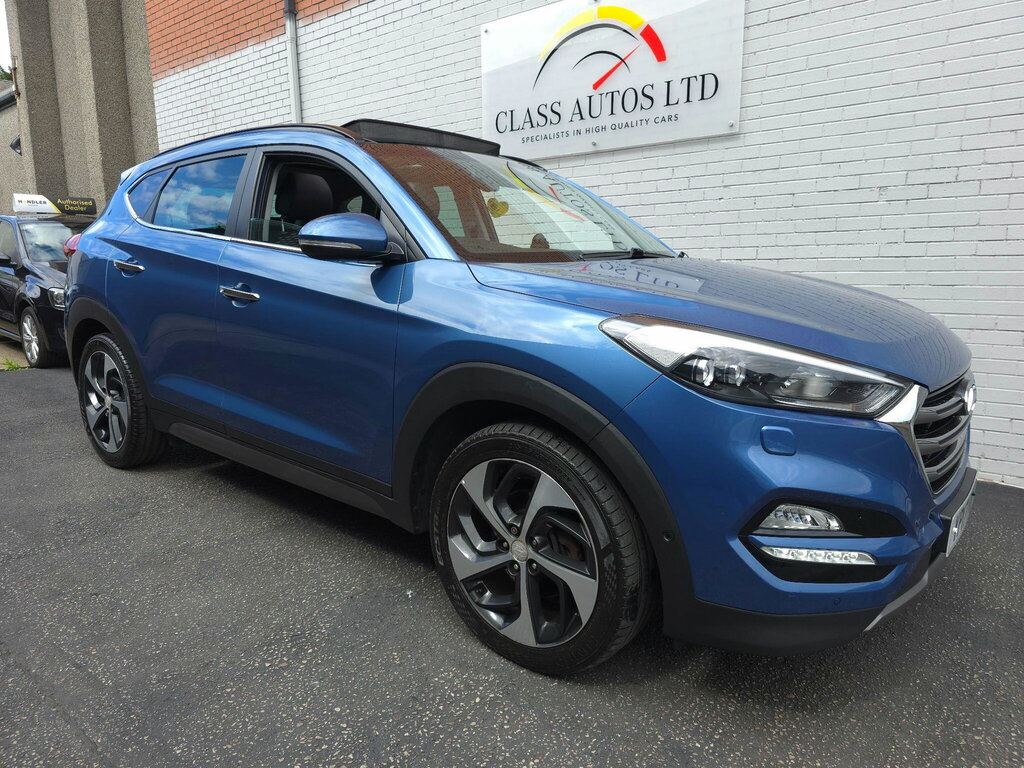 Hyundai Tucson 2.0 Crdi Premium Se 4Wd Euro 6 Blue #5