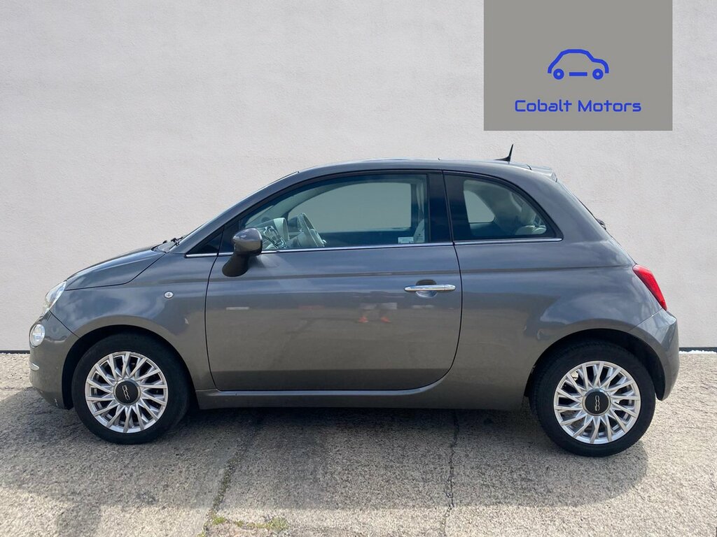 Fiat 500 1.2 Lounge Hatchback Dualogic Euro 6 S MK67YRF Grey #5
