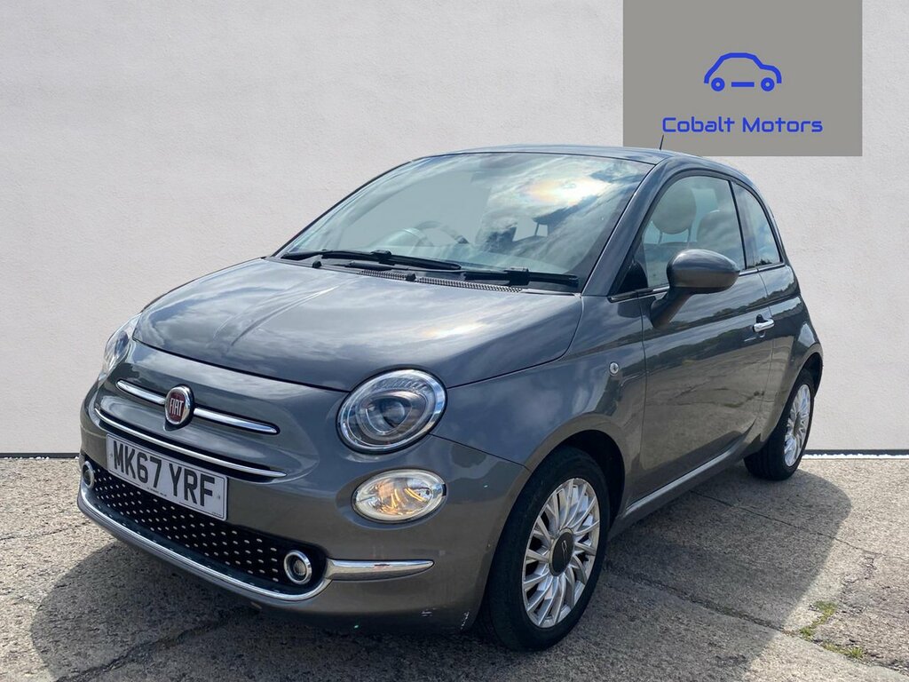 Fiat 500 1.2 Lounge Hatchback Dualogic Euro 6 S MK67YRF Grey #2