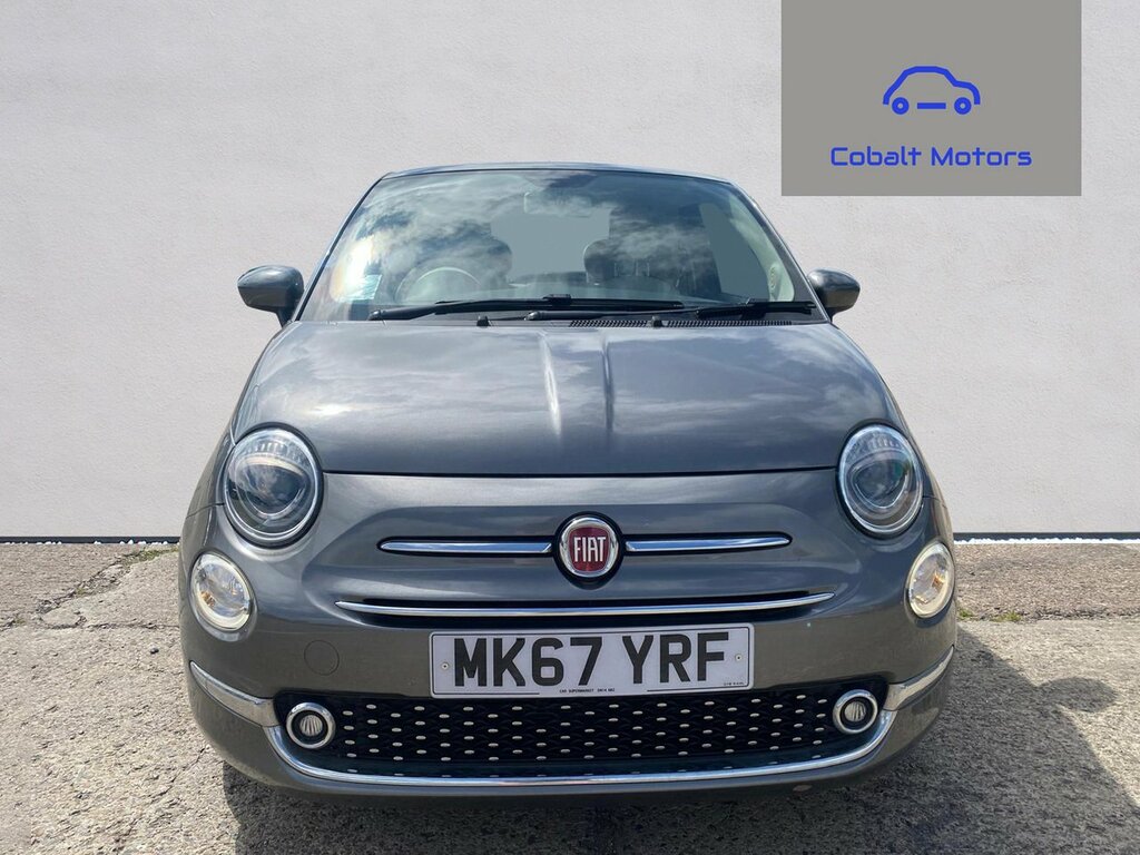 Fiat 500 1.2 Lounge Hatchback Dualogic Euro 6 S MK67YRF Grey #4
