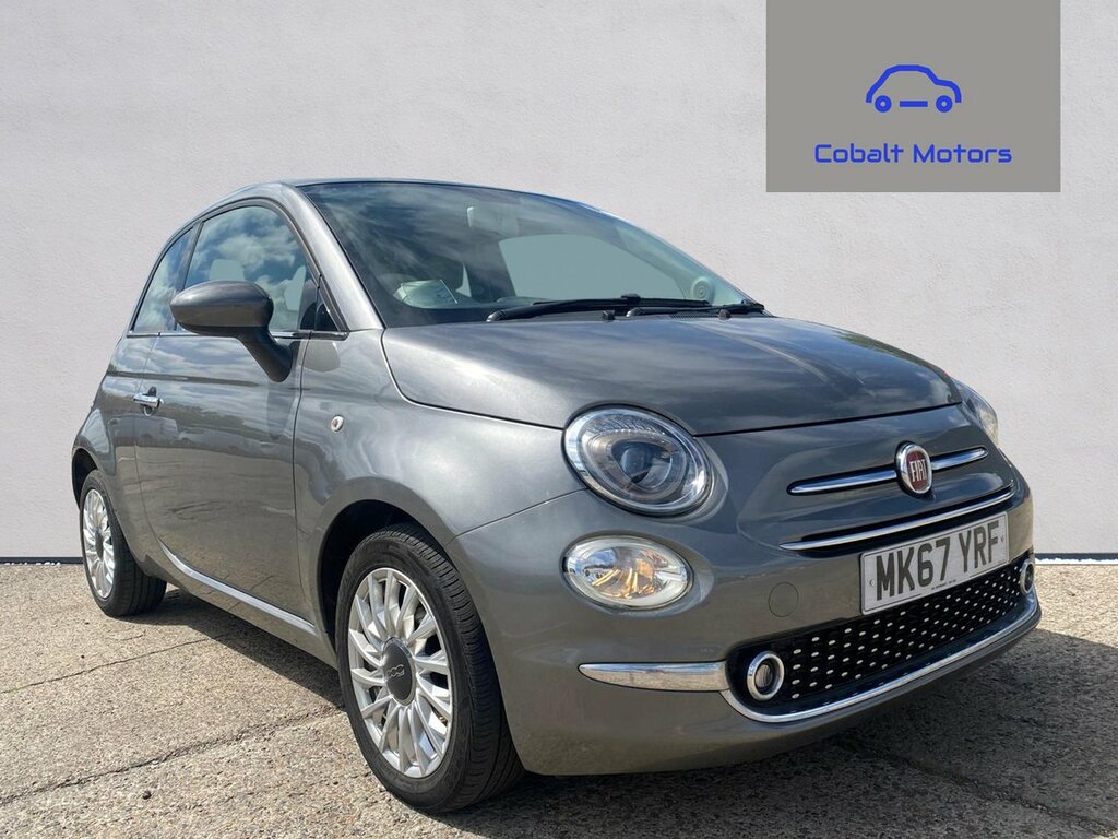 Fiat 500 1.2 Lounge Hatchback Dualogic Euro 6 S MK67YRF Grey