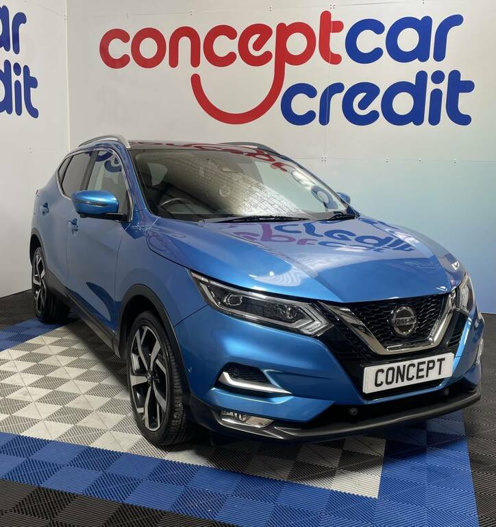 Nissan Qashqai Hatchback 1.3 Dig-t Tekna Blue #2