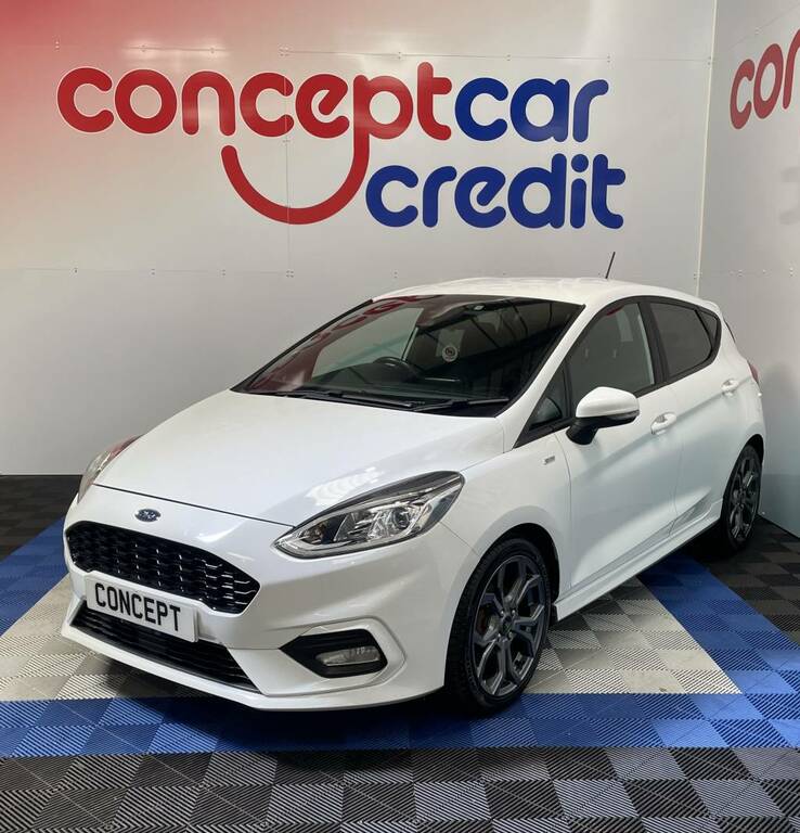 Ford Fiesta Hatchback 1.5 Tdci 120 St-line White #2