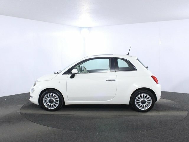 Fiat 500 1.2 Lounge Hatchback Euro 6 Ss White #4