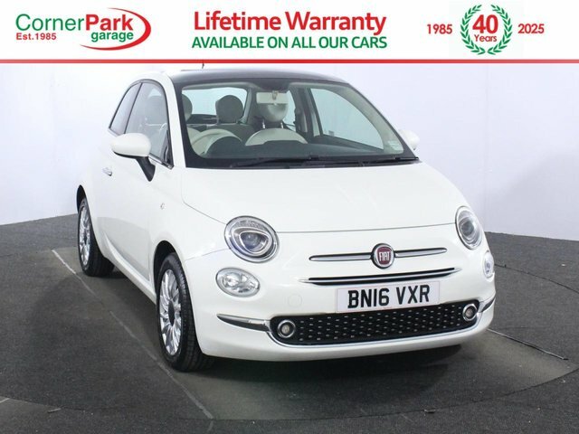 Fiat 500 1.2 Lounge Hatchback Euro 6 Ss White