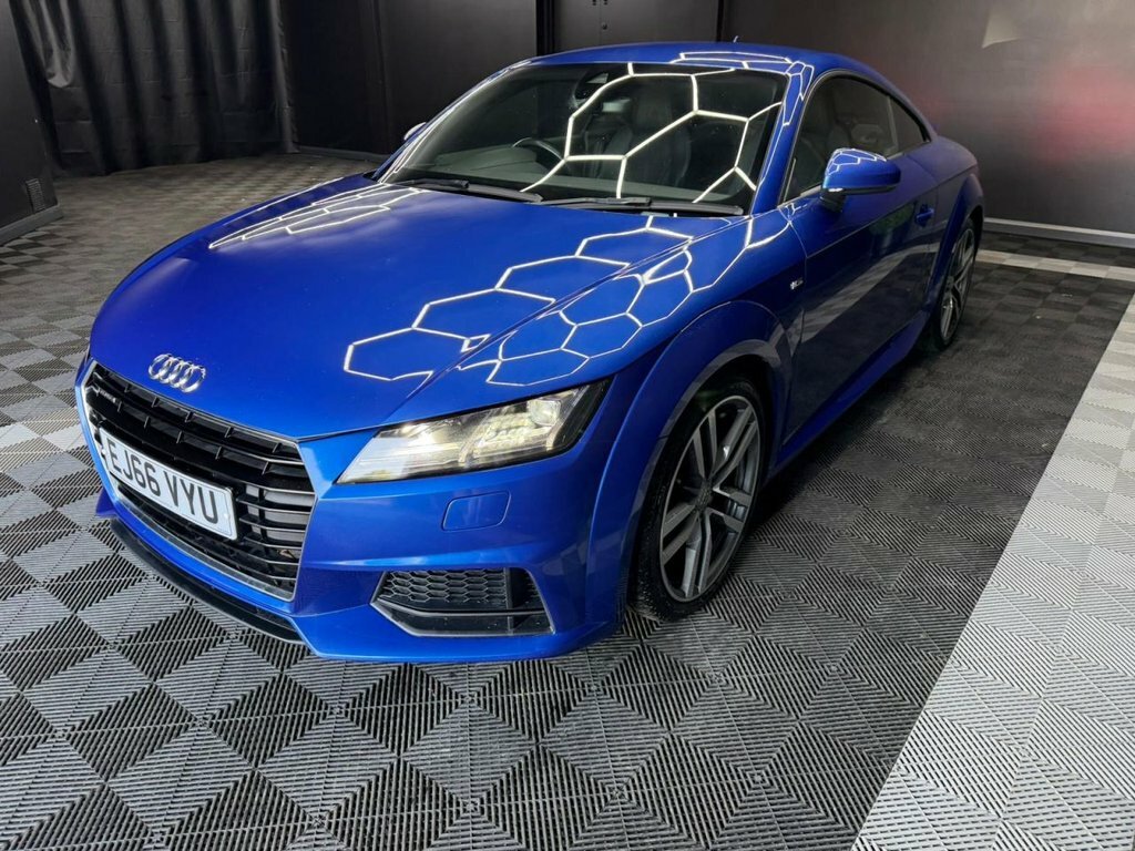 Audi TT 2.0 Tfsi S Line S Tronic Quattro Euro 6 Ss EJ66VYU Blue #3