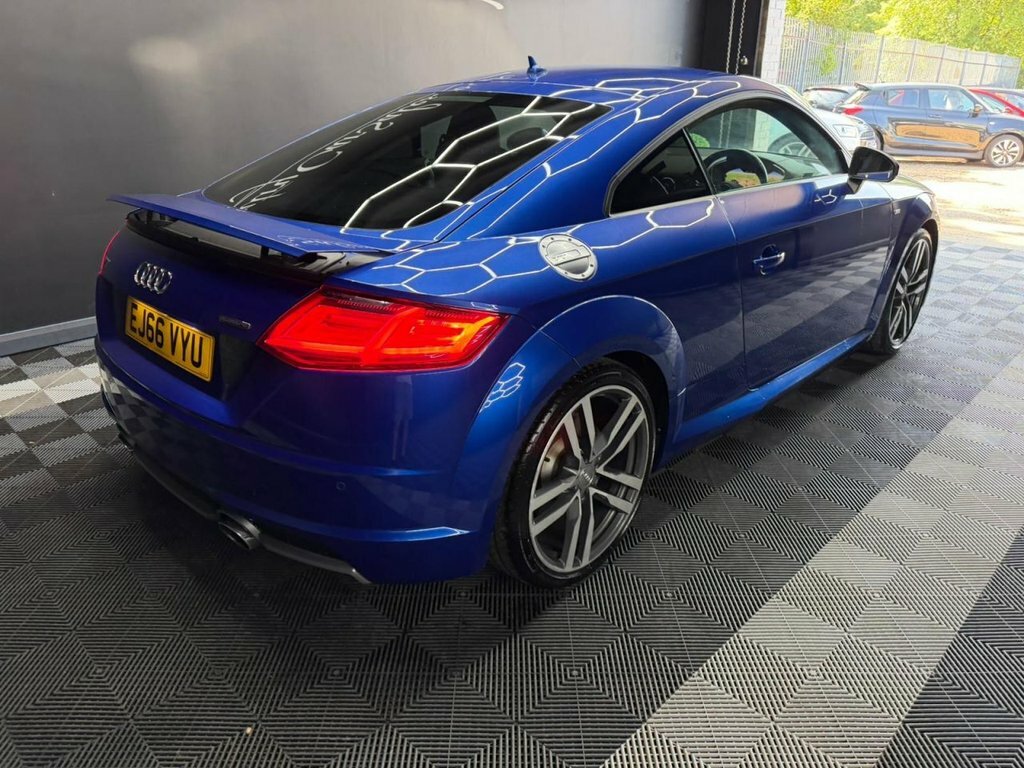 Audi TT 2.0 Tfsi S Line S Tronic Quattro Euro 6 Ss EJ66VYU Blue #5