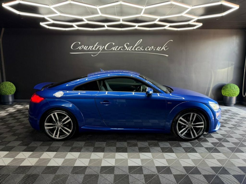 Audi TT 2.0 Tfsi S Line S Tronic Quattro Euro 6 Ss EJ66VYU Blue #2