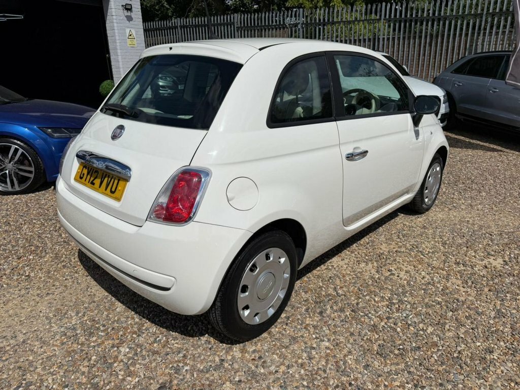 Fiat 500 1.2 Lounge Hatchback 69 Bhp White #8