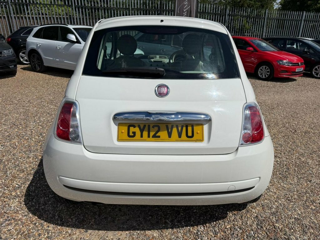 Fiat 500 1.2 Lounge Hatchback 69 Bhp White #11