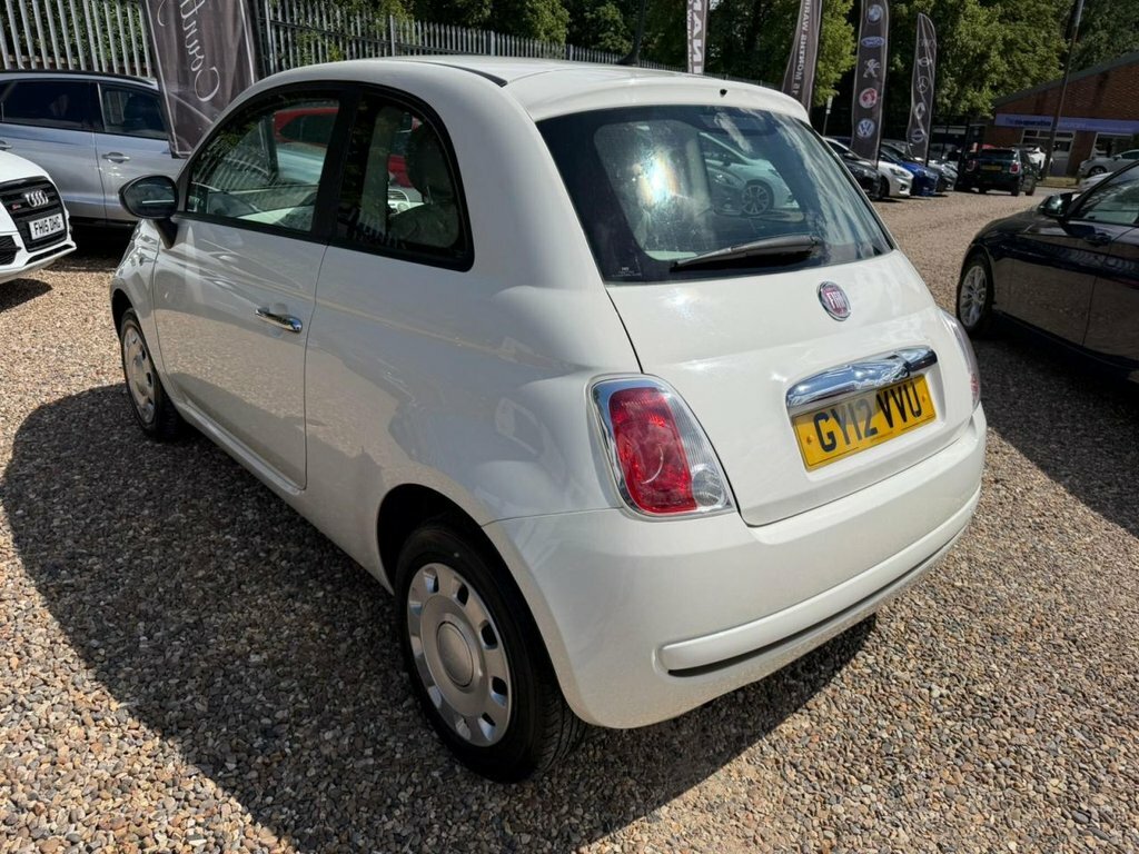 Fiat 500 1.2 Lounge Hatchback 69 Bhp White #9