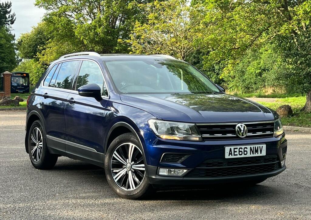 Volkswagen Tiguan Suv 2.0 Tdi Bluemotion Tech Se Navigation Dsg Euro AE66NMV Blue #6