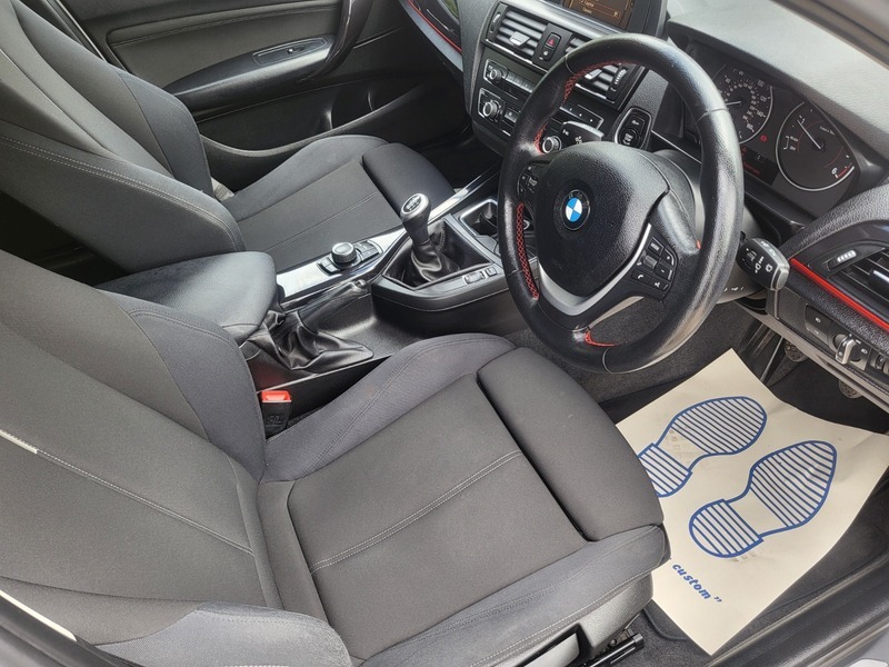 BMW 1 Series 118D Sport White #2