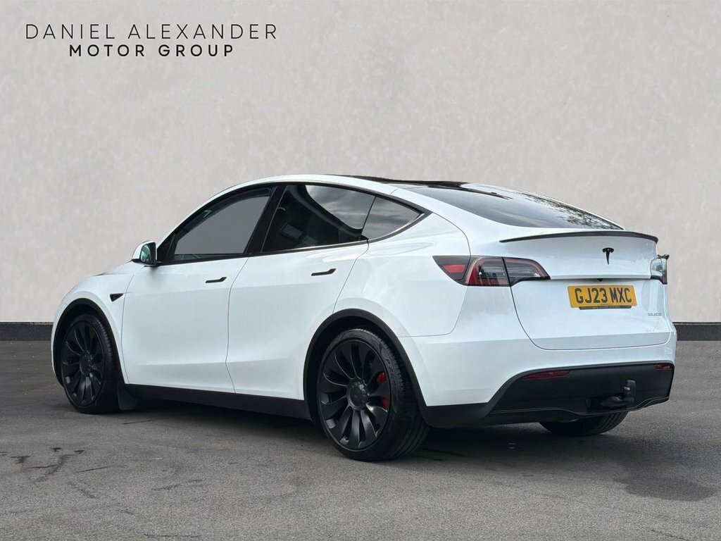Tesla Model Y Suv White #2