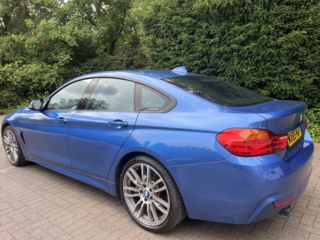 BMW 4 Series Gran Coupe Hatchback Blue #4