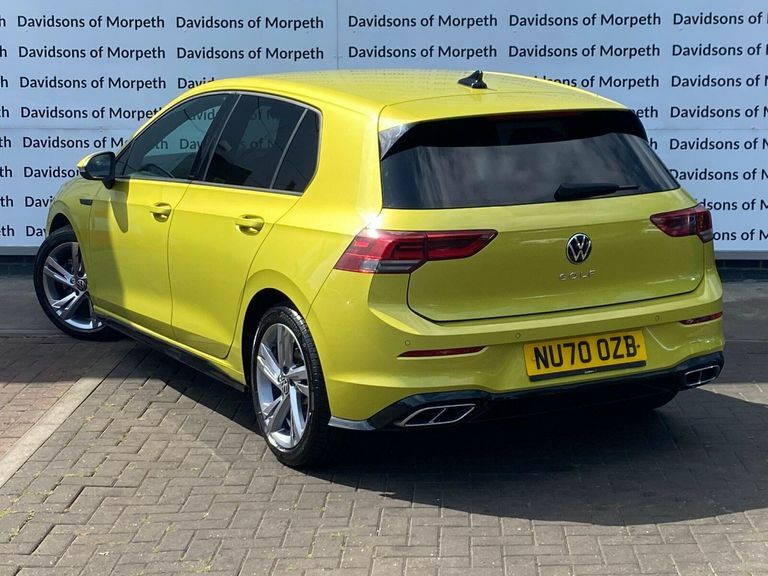 Volkswagen Golf 2.0 Tdi R-line Hatchback Dsg Euro 6 S NU70OZB Yellow #4