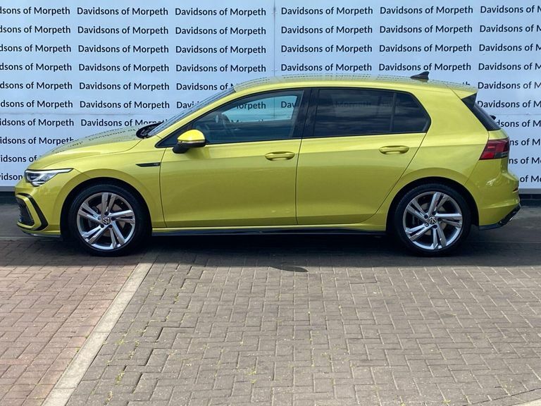 Volkswagen Golf 2.0 Tdi R-line Hatchback Dsg Euro 6 S NU70OZB Yellow #5