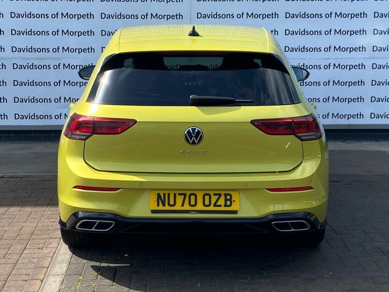 Volkswagen Golf 2.0 Tdi R-line Hatchback Dsg Euro 6 S NU70OZB Yellow #6