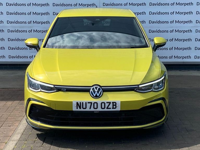 Volkswagen Golf 2.0 Tdi R-line Hatchback Dsg Euro 6 S NU70OZB Yellow #2