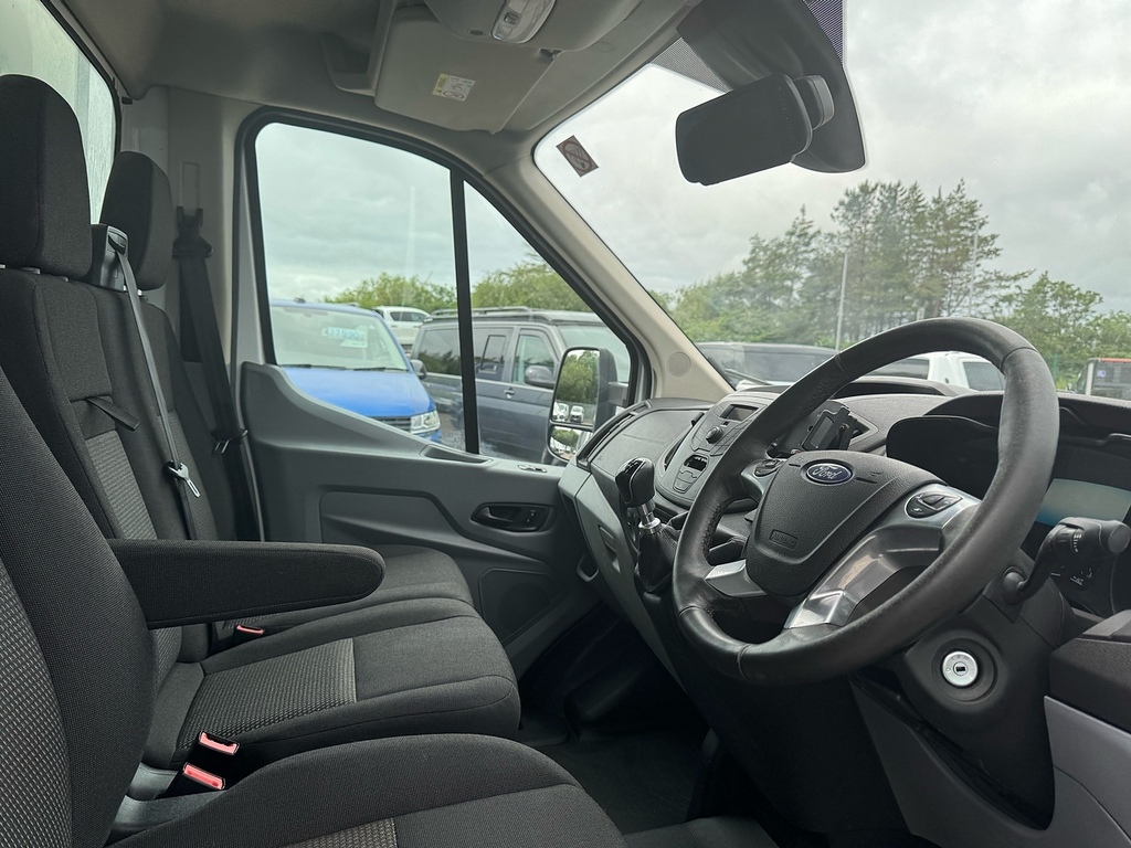 Ford Transit Custom 350 Ecoblue L2 Rwd 130Ps Tipper With Secure Storag White #4