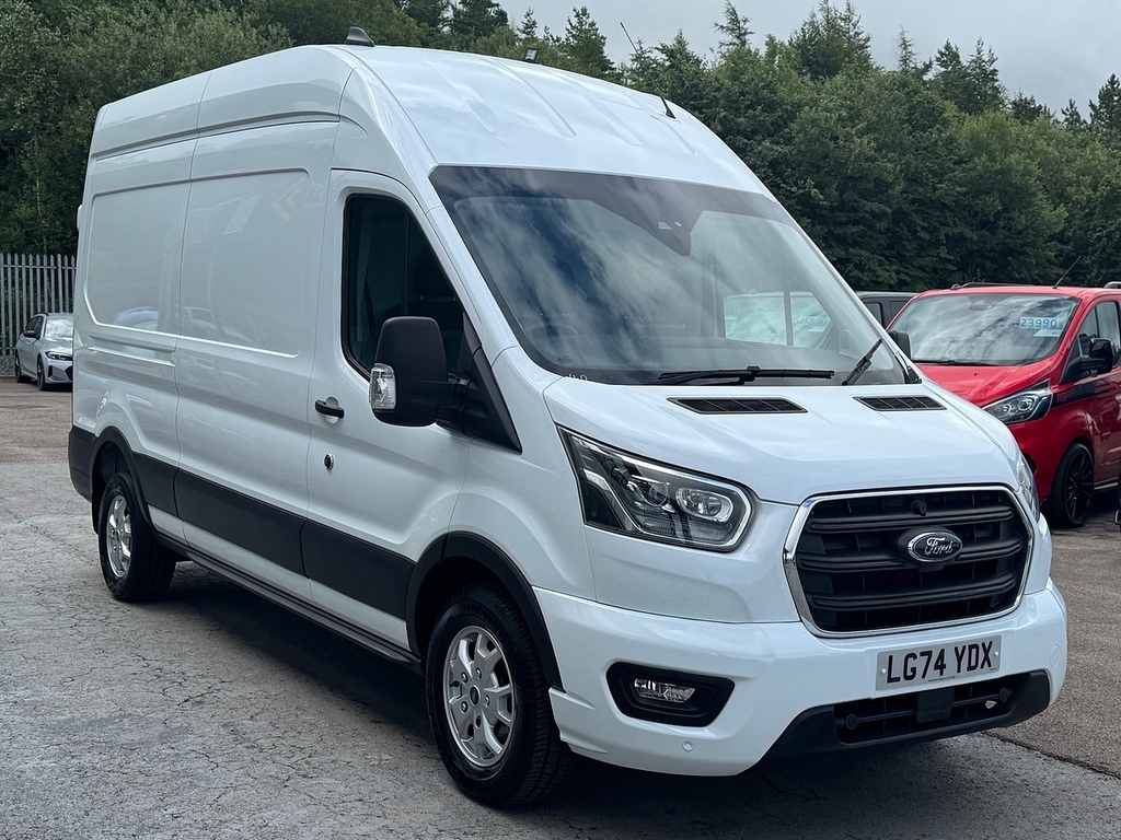 Ford Transit Custom 350 Ecoblue Limited Rwd L3 H3 170Ps With Air Con, White #3
