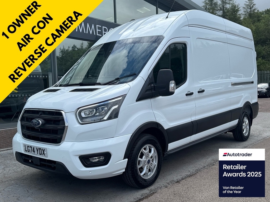 Ford Transit Custom 350 Ecoblue Limited Rwd L3 H3 170Ps With Air Con, White