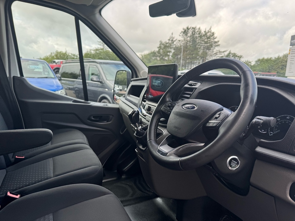Ford Transit Custom 350 Ecoblue Limited Rwd L3 H3 170Ps With Air Con, White #5