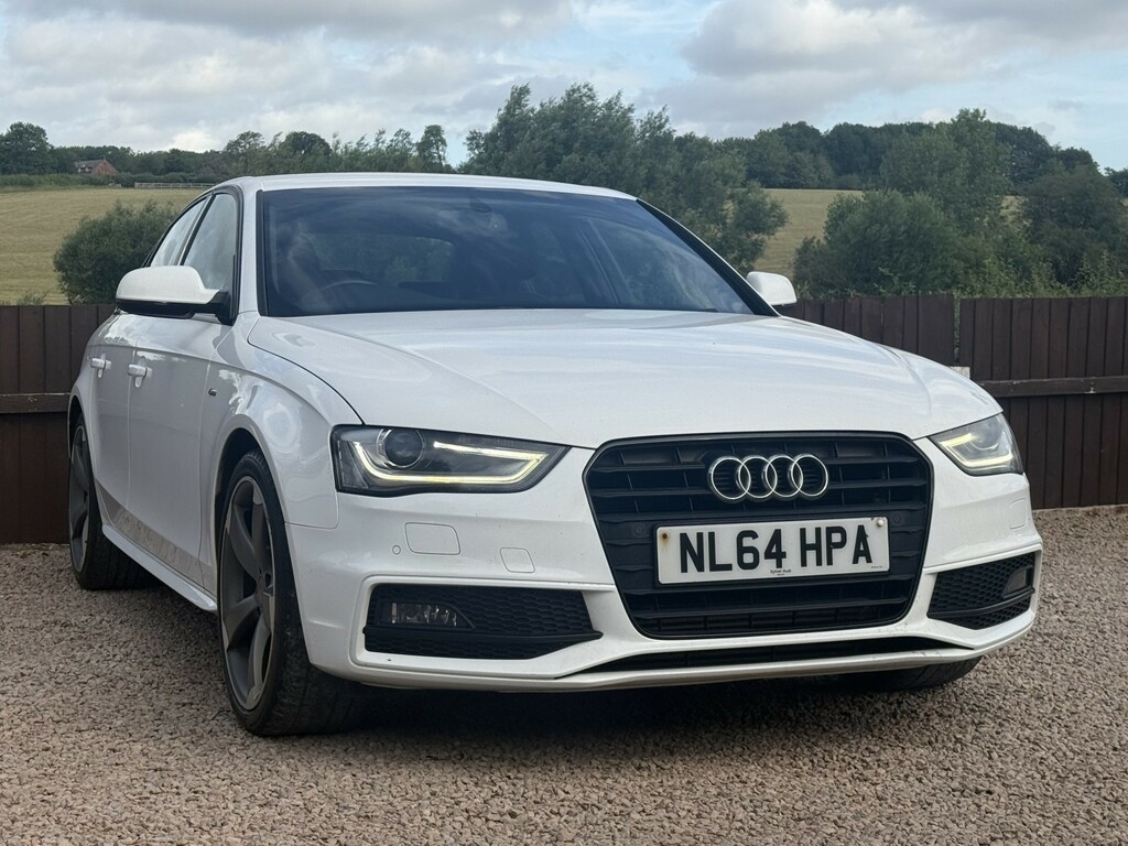 Audi A4 2.0 Tdi Black Edition White #4