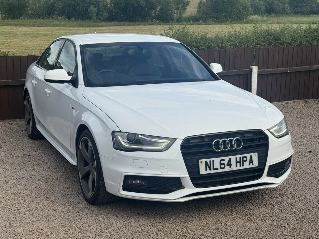 Audi A4 2.0 Tdi Black Edition White #5