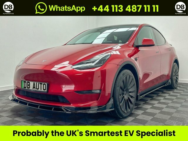 Tesla Model Y Motor Long Range Suv Red