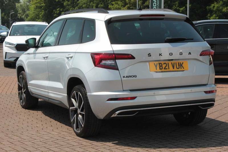 Skoda Karoq 1.5 Tsi Sport Line Dsg - 2021 21 YB21VUK Silver #3